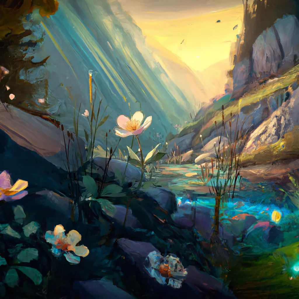 Сказка о часовом цветке